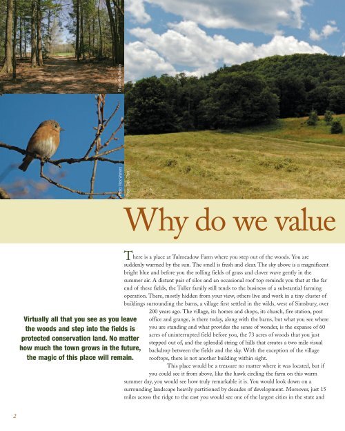 Annual Report 2009 - Simsbury Land Trust