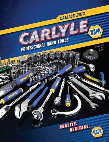 Weatherly #800 20-3002 July 2012 - Carlyle Tools