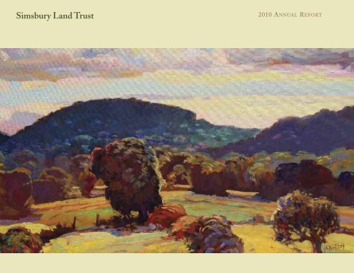 Annual Report 2010 - Simsbury Land Trust