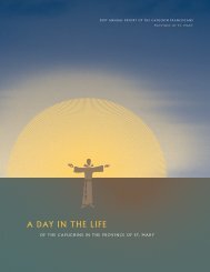 A DAy in the Life - Capuchin Franciscans
