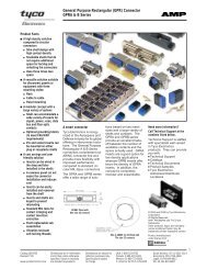 General Purpose Rectangular (GPR) Connector GPRA & B Series