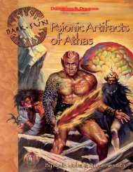 Psionic Artifacts of Athas - Property Is Theft!