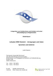 Lehrplan NRW Deutsch_Sprechen und Zuhören - ISaR Projekt
