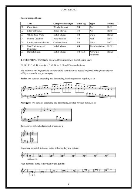 SCOTTISH HARP GRADE 1