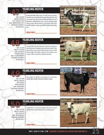 Semen lot - Diamond S Bucking Bulls