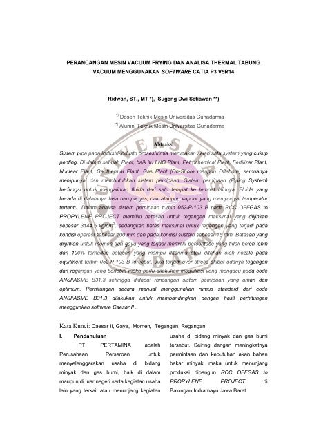 analisis tegangan pada pegas daun truk beroda 4 - Universitas ...