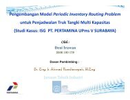 Pengembangan Model Periodic Inventory Routing Problem untuk ...