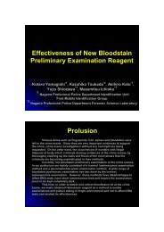 Effectiveness of New Bloodstain Preliminary Examination Reagent