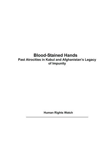 Blood-Stained Hands - Human Rights Watch