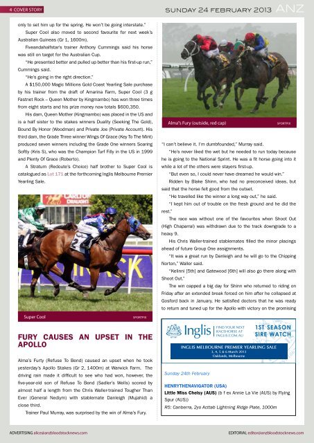 new zealand bloodstock news anz - Anzbloodstocknews.com