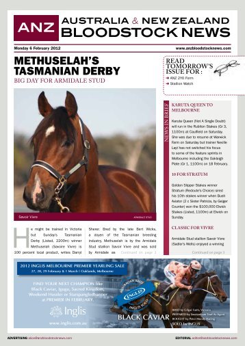 new zealand bloodstock news anz - Anzbloodstocknews.com