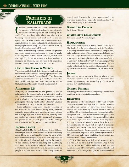 Pathfinder Chronicles - Faction Guide (oef).pdf - WORLDWAKE