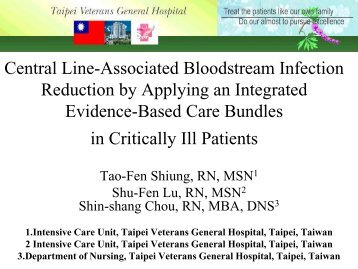 Central Line-Associated Bloodstream Infection Reduction by ... - IUPUI