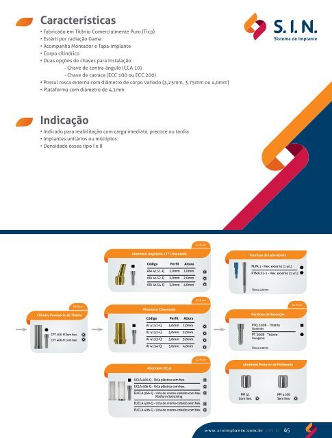 Catálogo de Produtos 2012 - SIN