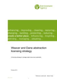 Weaver and Dane abstraction licensing strategy