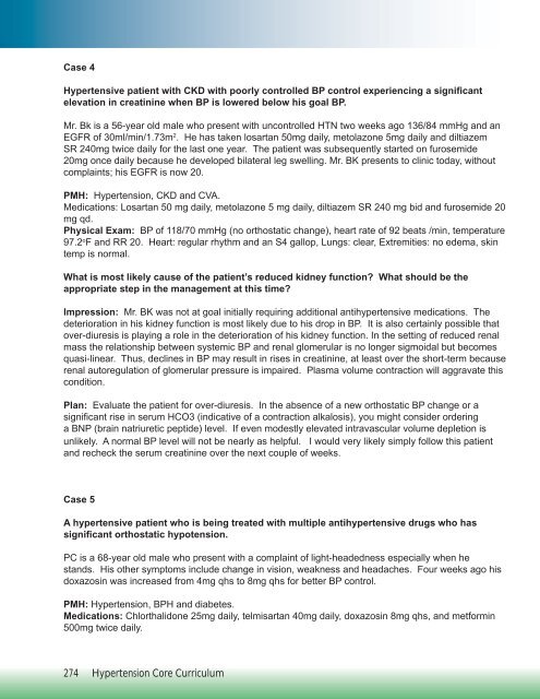 michigan hypertension core curriculum - State of Michigan