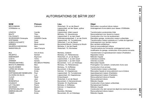 Info Blat 02-2007 - Bourscheid