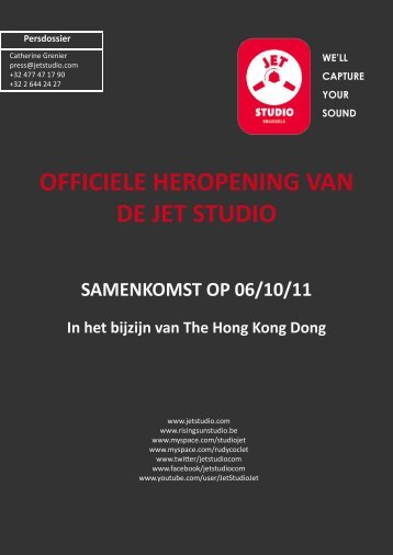 OFFICIELE HEROPENING VAN DE JET STUDIO