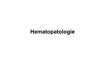Hematopatologie
