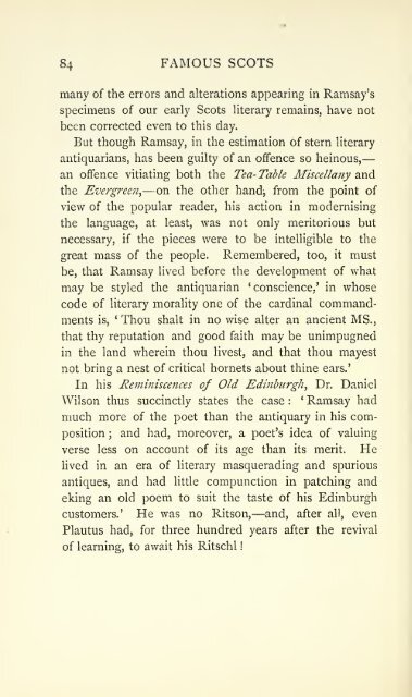 Allan Ramsay. [A biography.] - National Library of Scotland