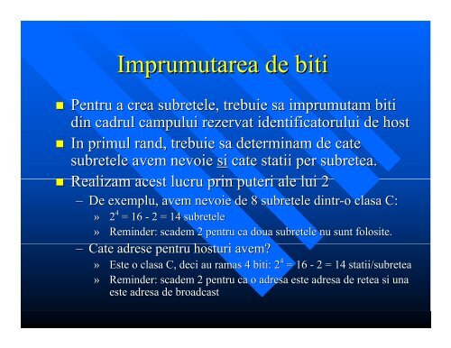 Imprumutarea de biti