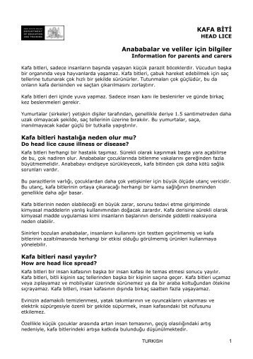 KAFA BİTİ Anababalar ve veliler için bilgiler - Public Schools NSW