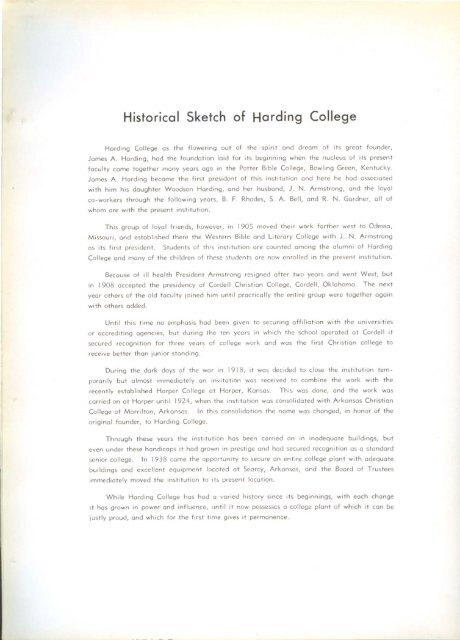 petit jean - Harding University Social Club Scrapbooks