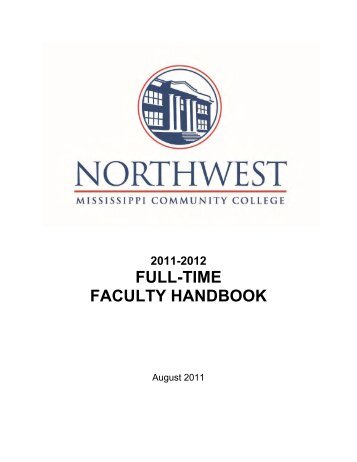 full-time faculty handbook - Northwest Mississippi Community College