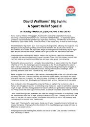 David Walliams' Big Swim: A Sport Relief Special - Comic Relief