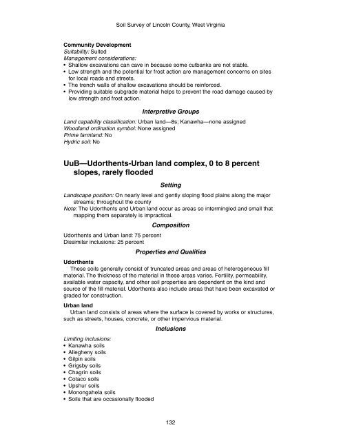 Soil Survey of Lincoln County, West Virginia - Soil Data Mart - US ...