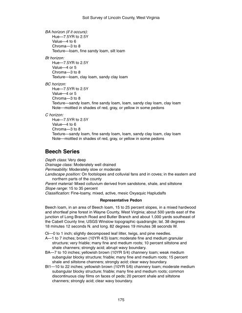 Soil Survey of Lincoln County, West Virginia - Soil Data Mart - US ...