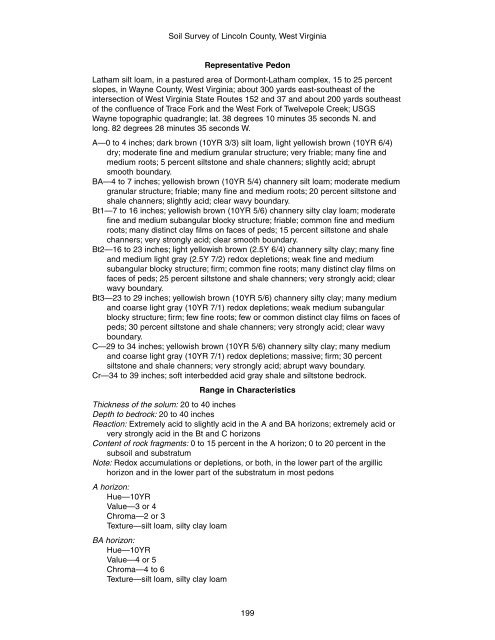 Soil Survey of Lincoln County, West Virginia - Soil Data Mart - US ...