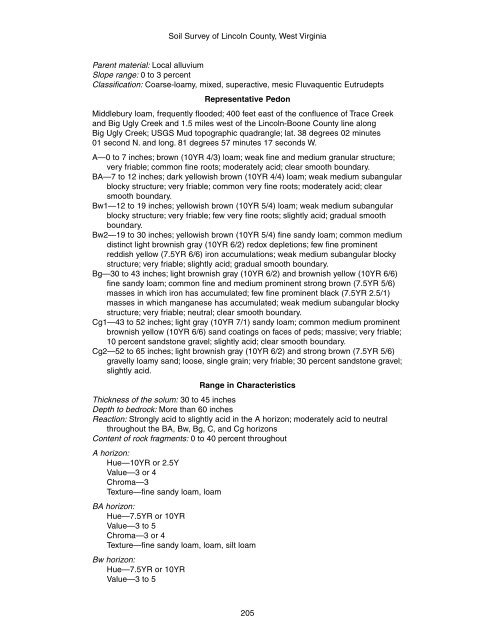 Soil Survey of Lincoln County, West Virginia - Soil Data Mart - US ...