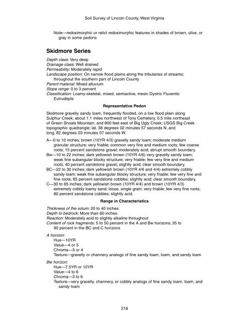 Soil Survey of Lincoln County, West Virginia - Soil Data Mart - US ...