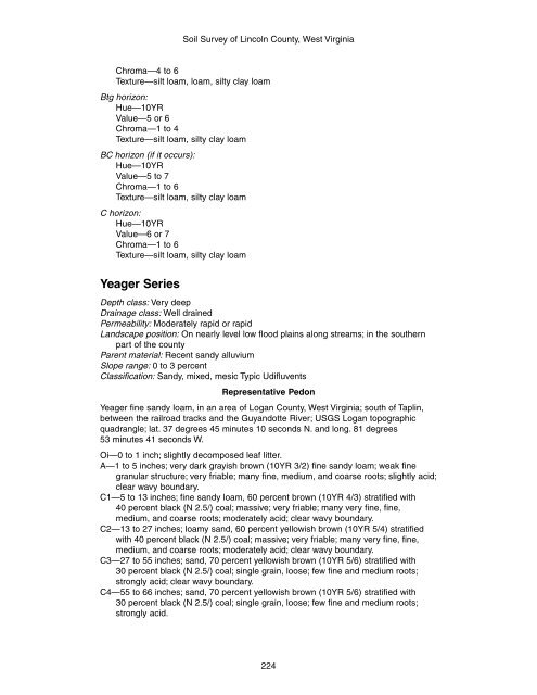 Soil Survey of Lincoln County, West Virginia - Soil Data Mart - US ...