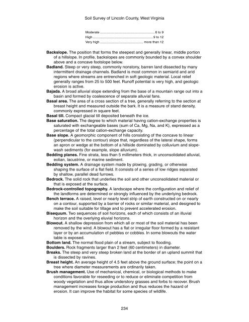 Soil Survey of Lincoln County, West Virginia - Soil Data Mart - US ...