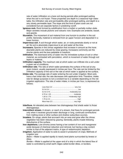 Soil Survey of Lincoln County, West Virginia - Soil Data Mart - US ...