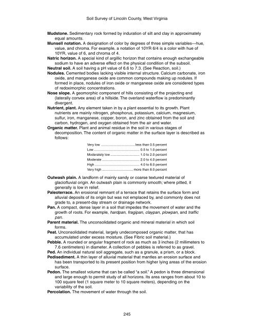 Soil Survey of Lincoln County, West Virginia - Soil Data Mart - US ...