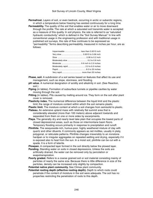 Soil Survey of Lincoln County, West Virginia - Soil Data Mart - US ...