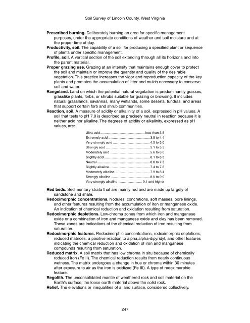 Soil Survey of Lincoln County, West Virginia - Soil Data Mart - US ...