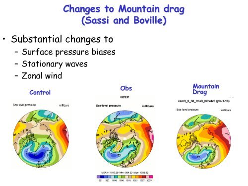 Anticipated Changes for CAM4 Part 1 - CESM