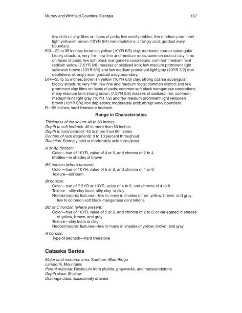 Soil Survey of Murray and Whitfield Counties, Georgia