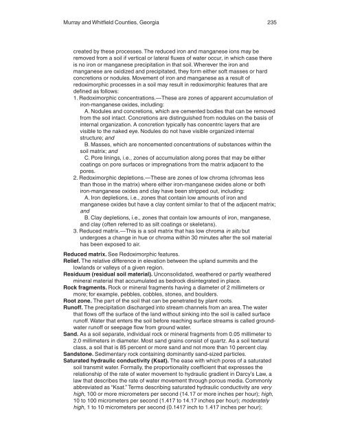 Soil Survey of Murray and Whitfield Counties, Georgia