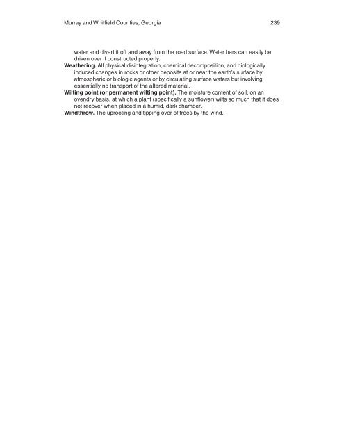 Soil Survey of Murray and Whitfield Counties, Georgia