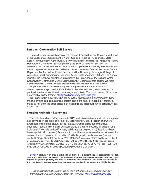 Soil Survey of Murray and Whitfield Counties, Georgia