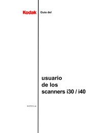 usuario de los scanners i30 / i40 - Kodak