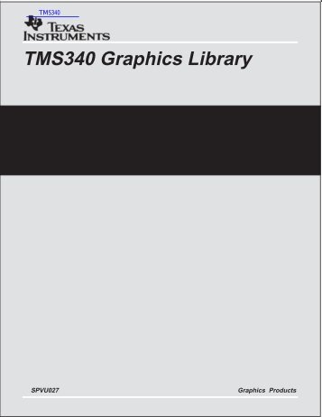 TMS340 Graphics Library