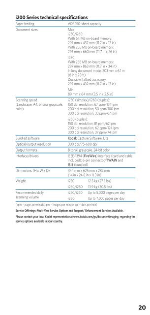 Kodak Document Imaging Products Catalog