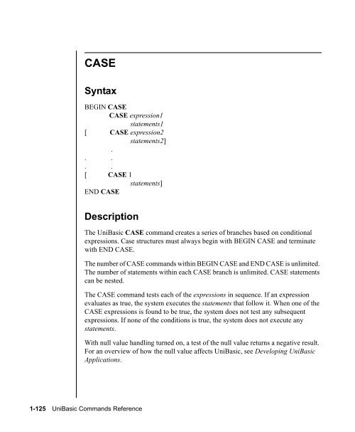 UniBasic Commands Reference - Rocket Software