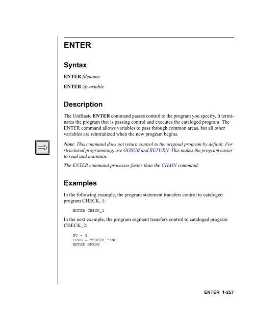 UniBasic Commands Reference - Rocket Software